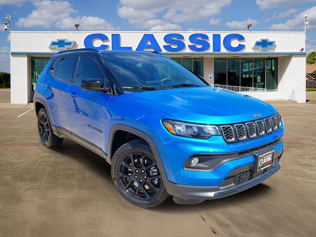Hydro Blue Pearlcoat 2024 Jeep Compass Latitude 4WD SUV / Crossover Four-Wheel Drive 8-Speed Automatic
