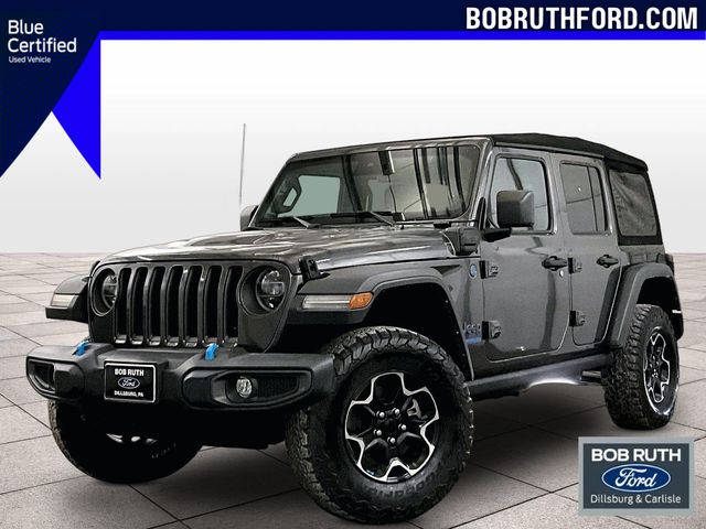 2022 Jeep Wrangler Unlimited Rubicon 4xe Gray at Audi Porsche Sewickley