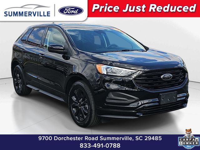 Agate Black Metallic 2024 Ford Edge SE AWD SUV / Crossover All-Wheel Drive 8-Speed Automatic