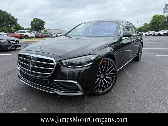 Onyx Black Metallic 2021 Mercedes-Benz S-Class Sedan All-Wheel Drive 9-Speed Automatic