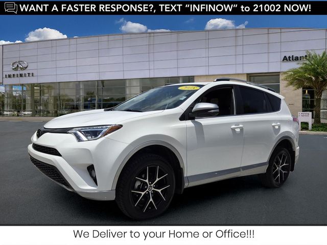 Super White 2018 Toyota RAV4 SUV / Crossover All-Wheel Drive 6-Speed Automatic