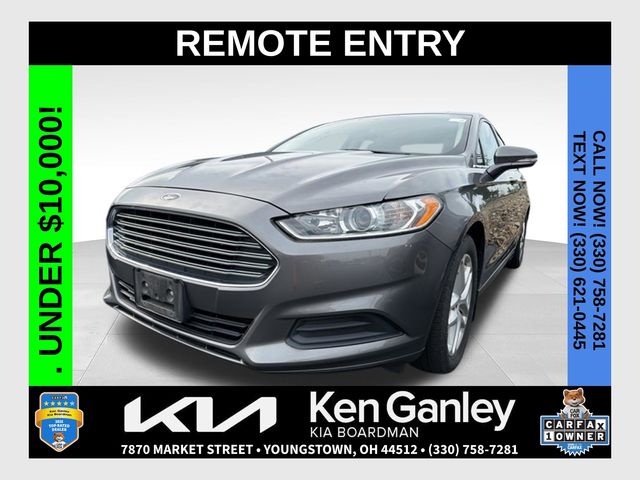 Sterling Gray Metallic 2014 Ford Fusion Sedan Front-Wheel Drive 6-Speed Automatic