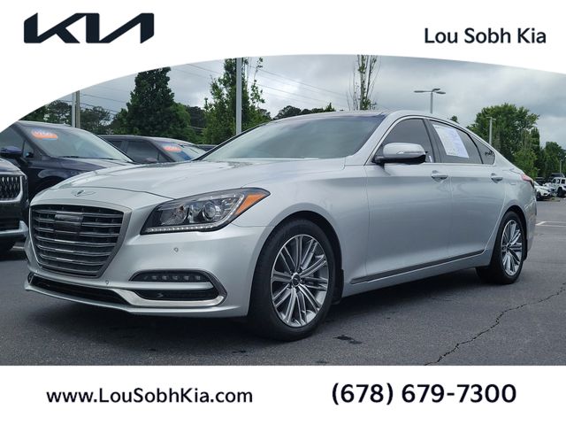 Parisian Gray 2018 Genesis G80 3.8L Sedan Rear-Wheel Drive 8-Speed Automatic