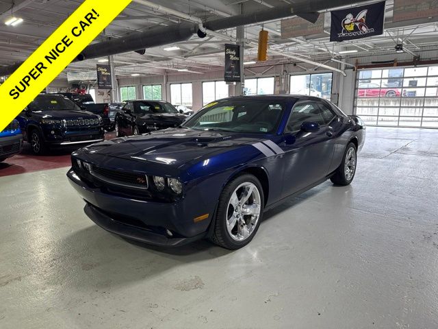 Jazz Blue Pearlcoat 2013 Dodge Challenger Coupe Rear-Wheel Drive 5-Speed Automatic