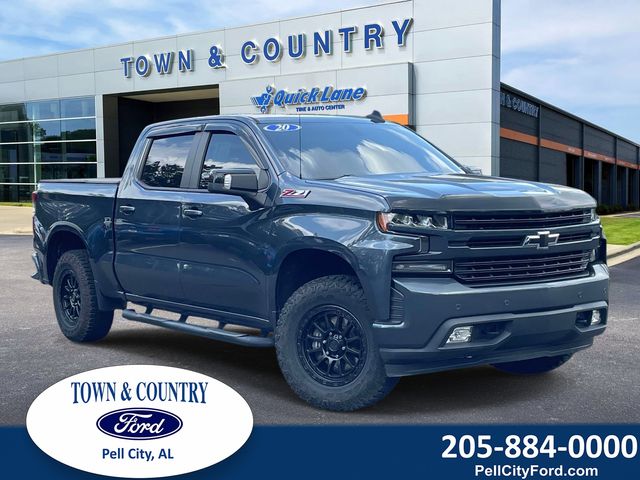 Shadow Gray Metallic 2020 Chevrolet Silverado 1500 Pickup Truck Four-Wheel Drive 8-Speed Automatic