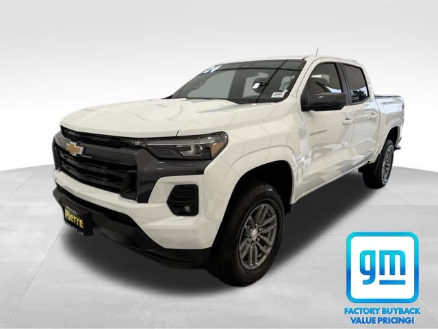 Summit White 2024 Chevrolet Colorado LT Crew Cab 4WD Pickup Truck Four-Wheel Drive 8-Speed Automatic