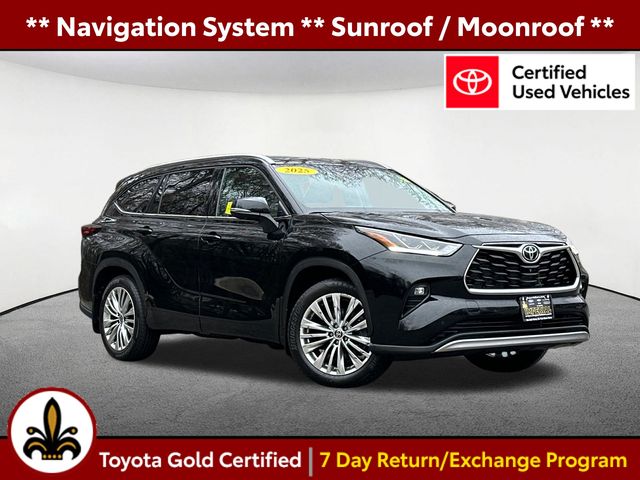 Midnight Black Metallic 2025 Toyota Highlander SUV / Crossover All-Wheel Drive 8-Speed Automatic