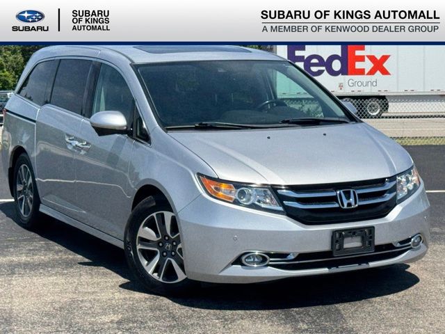 Alabaster Silver Metallic 2015 Honda Odyssey Minivan Front-Wheel Drive 6-Speed Automatic