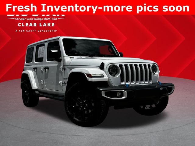 2023 Jeep Wrangler Sahara 4xe White at River Oaks CDJR