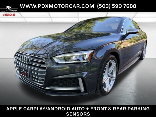Gray 2018 Audi S5 Coupe All-Wheel Drive 8-Speed Automatic
