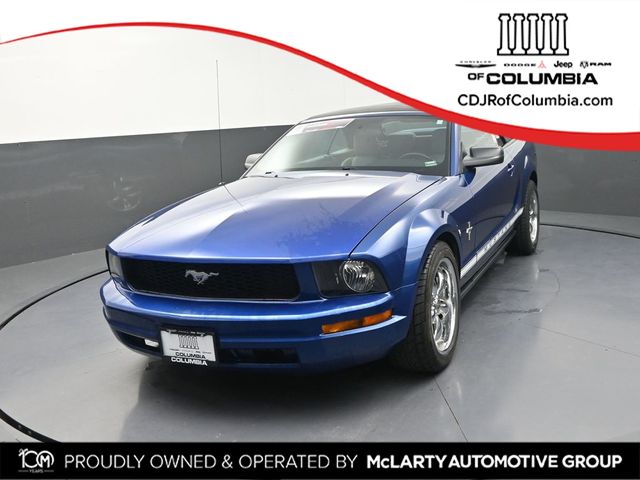 Vista Blue Clearcoat Metallic 2008 Ford Mustang V6 Premium Convertible RWD Convertible Rear-Wheel Drive 5-Speed Automatic