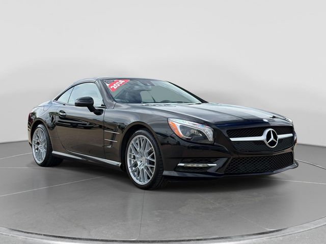 Black 2014 Mercedes-Benz SL-Class SL 550 Convertible Rear-Wheel Drive 7-Speed Automatic
