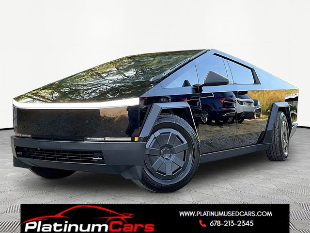 Black 2025 Tesla Cybertruck Pickup Truck All-Wheel Drive 1-Speed Automatic