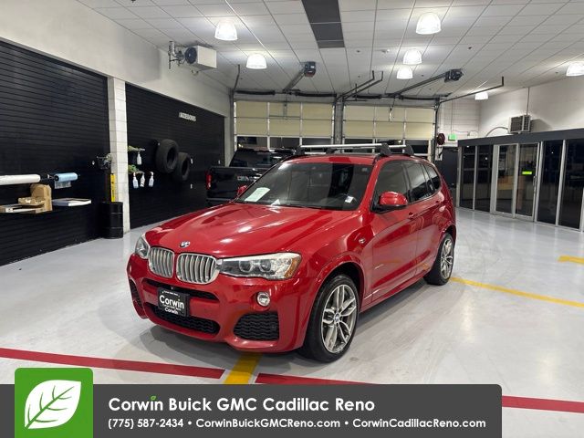 Melbourne Red Metallic 2017 BMW X3 SUV / Crossover All-Wheel Drive 8-Speed Automatic