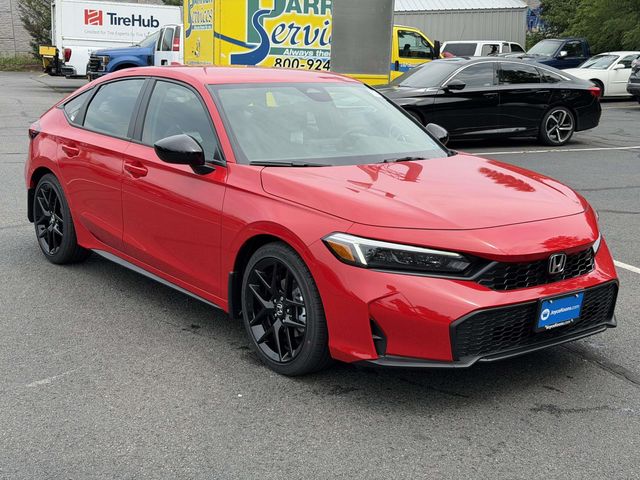 Rallye Red 2026 Honda Civic Hatchback Hatchback Front-Wheel Drive Continuously Variable Transmission
