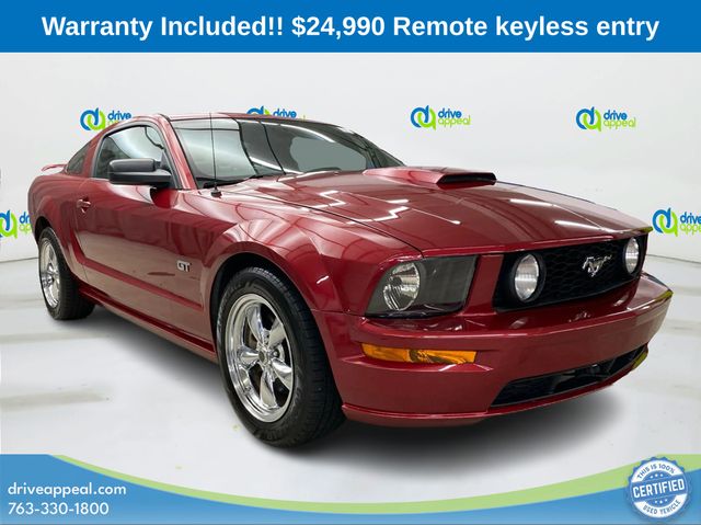 Red 2007 Ford Mustang Coupe Rear-Wheel Drive 5-Speed Automatic