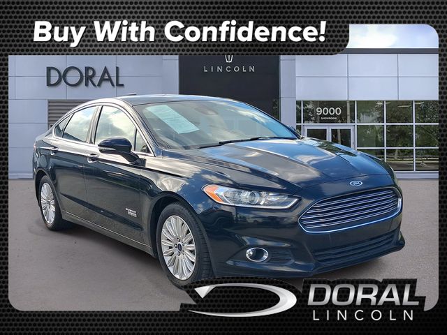 Shadow Black 2016 Ford Fusion Energi Sedan Front-Wheel Drive Continuously Variable Transmission