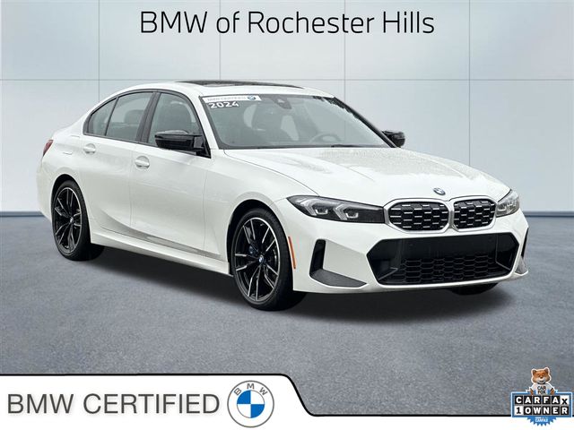 Alpine White 2024 BMW 3 Series M340i xDrive AWD Sedan All-Wheel Drive 8-Speed Automatic