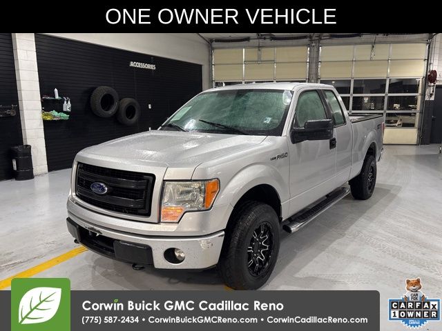 Silver 2014 Ford F-150 Pickup Truck Four-Wheel Drive 6-Speed Automatic