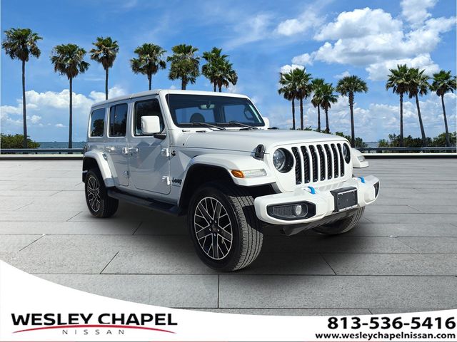 Bright White Clearcoat 2023 Jeep Wrangler 4xe SUV / Crossover Four-Wheel Drive 8-Speed Automatic