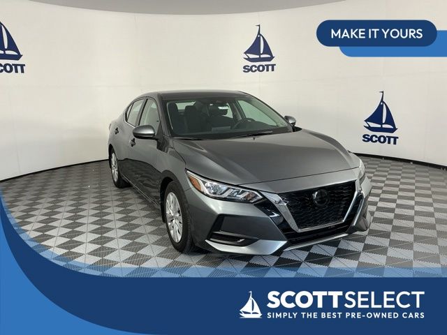 Gray (Gun Metallic) 2021 Nissan Sentra Sedan Front-Wheel Drive Continuously Variable Transmission
