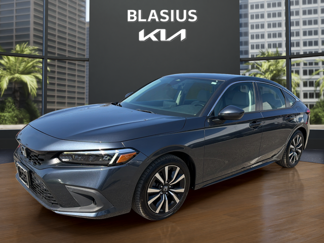 Meteorite Gray Metallic 2022 Honda Civic Hatchback EX-L FWD Hatchback Front-Wheel Drive Continuously Variable Transmission