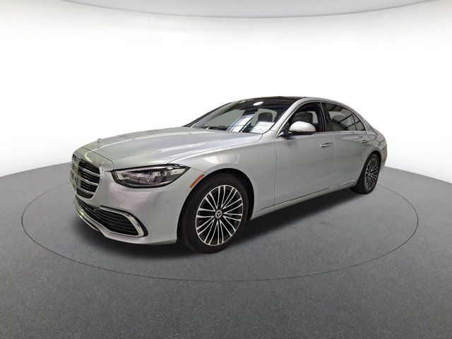 Silver 2025 Mercedes-Benz S-Class Sedan All-Wheel Drive 9-Speed Automatic