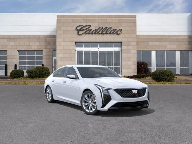 Vibrant White Tricoat 2026 Cadillac CT5 Sedan All-Wheel Drive Automatic