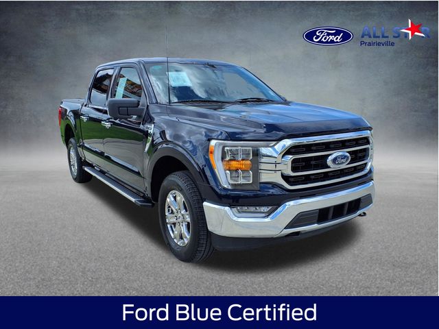 Blue Metallic 2023 Ford F-150 Pickup Truck Four-Wheel Drive Automatic