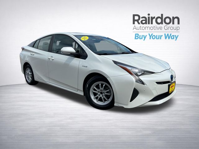 White (Blizzard Pearl) 2017 Toyota Prius Hatchback Front-Wheel Drive Continuously Variable Transmission
