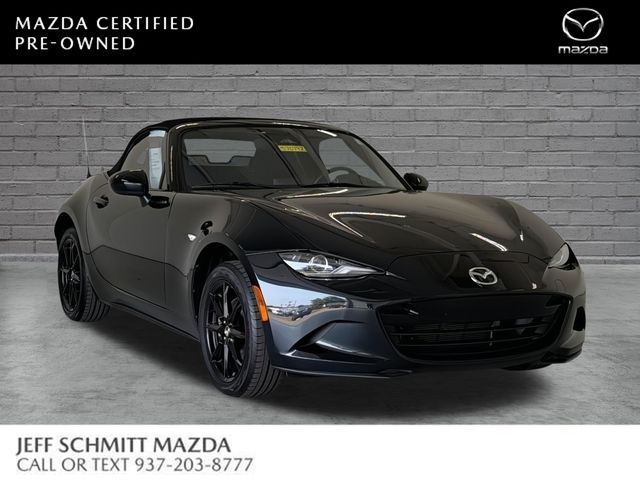 Jet Black Mica 2025 Mazda MX-5 Miata Convertible Rear-Wheel Drive 6-Speed Manual