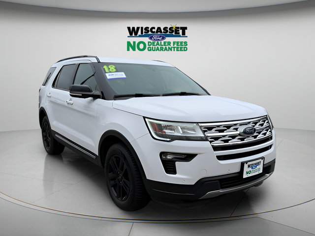 Oxford White 2018 Ford Explorer XLT AWD SUV / Crossover All-Wheel Drive 6-Speed Automatic