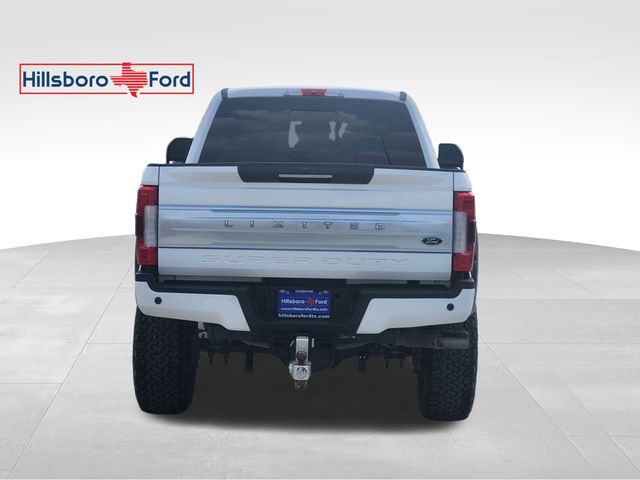 2019 White Platinum Metallic Tri-Coat Ford Super Duty F-250 SRW Limited 4X4 Truck