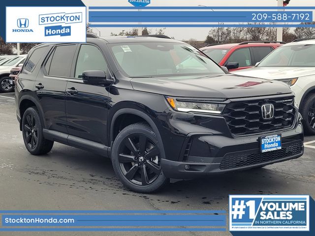 Crystal Black Pearl 2025 Honda Pilot SUV / Crossover All-Wheel Drive Automatic