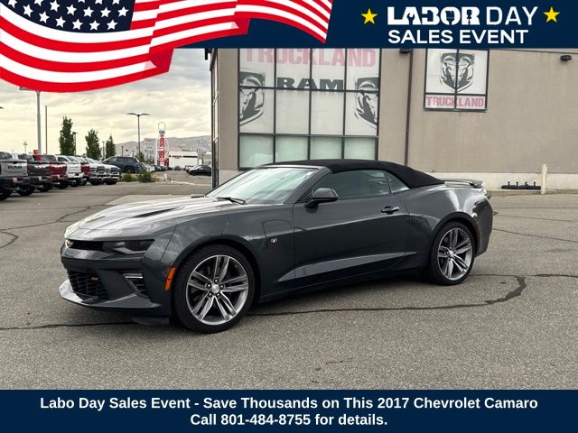 Nightfall Gray Metallic 2017 Chevrolet Camaro Convertible Rear-Wheel Drive 6-Speed Manual