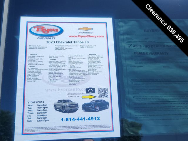 Used 2023 Chevrolet Tahoe For Sale in Grove City, OH