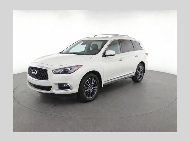 Majestic White 2019 INFINITI QX60 Luxe AWD SUV / Crossover All-Wheel Drive Continuously Variable Transmission