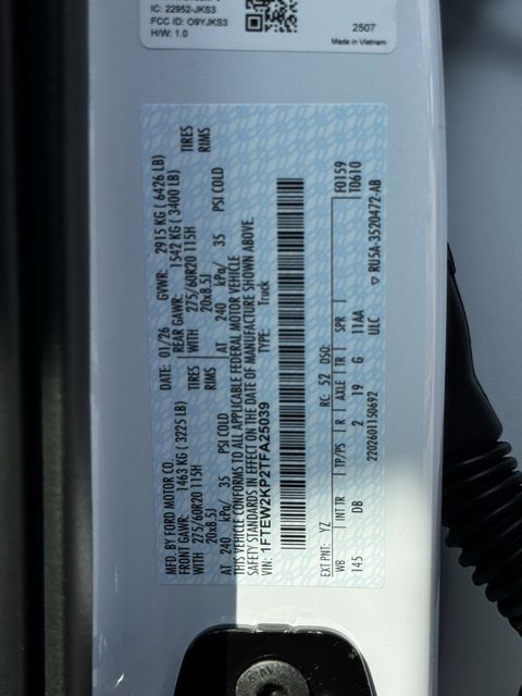 New 2026 White Ford STX image 21