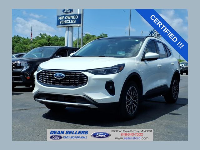 White Metallic 2025 Ford Escape Hybrid Plug-in SUV / Crossover Front-Wheel Drive Continuously Variable Transmission