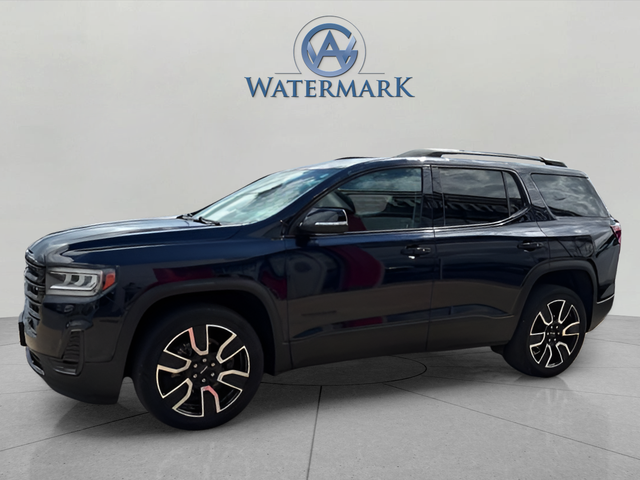 Midnight Blue Metallic 2021 GMC Acadia SUV / Crossover Front-Wheel Drive 9-Speed Automatic