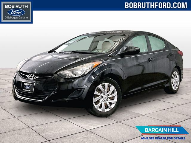 2013 Hyundai Elantra GLS Black at Klick Lewis Buick Chevrolet