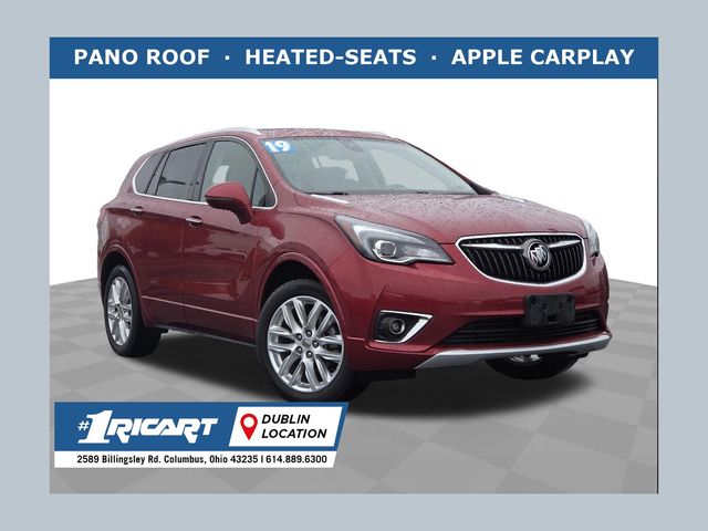 Chili Red Metallic 2019 Buick Envision Premium AWD SUV / Crossover All-Wheel Drive 9-Speed Automatic