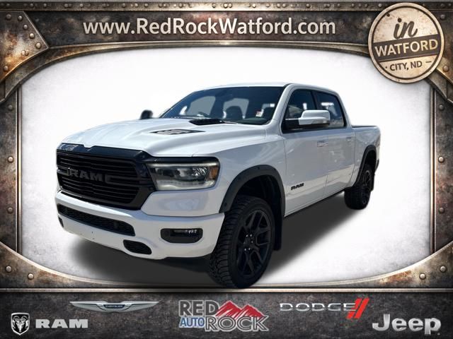 Ivory White Tri-Coat Pearlcoat 2020 RAM 1500 Pickup Truck Four-Wheel Drive 8-Speed Automatic