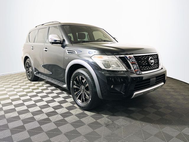 Super Black 2018 Nissan Armada Platinum SUV / Crossover 4X2 7-Speed Automatic