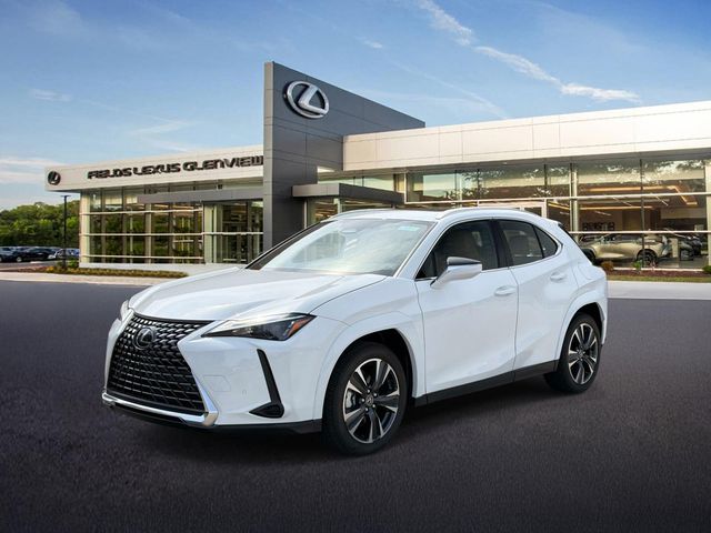 Ultra White 2026 Lexus UX Hybrid SUV / Crossover All-Wheel Drive Continuously Variable Transmission