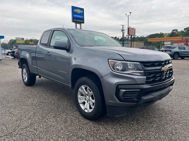 Gray (Steel Metallic) 2022 Chevrolet Colorado LT Extended Cab RWD Pickup Truck 4X2 6-Speed Automatic