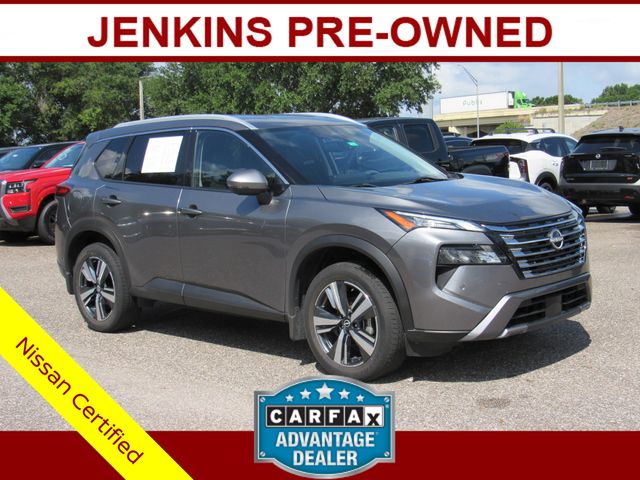 Gray (Gun Metallic) 2024 Nissan Rogue SUV / Crossover Front-Wheel Drive Continuously Variable Transmission