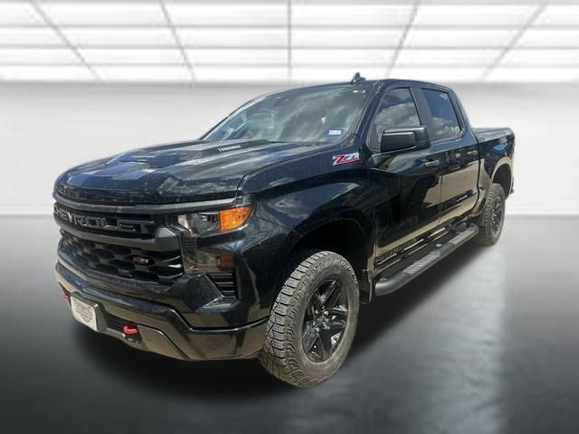 Black 2025 Chevrolet Silverado 1500 Pickup Truck Four-Wheel Drive 8-Speed Automatic