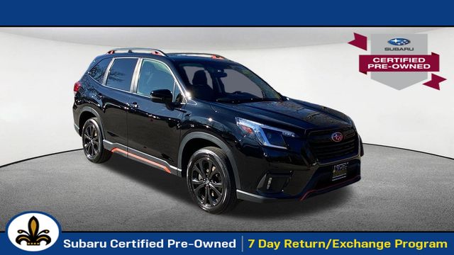 Crystal Black Silica 2023 Subaru Forester Sport Crossover AWD SUV / Crossover All-Wheel Drive Continuously Variable Transmission