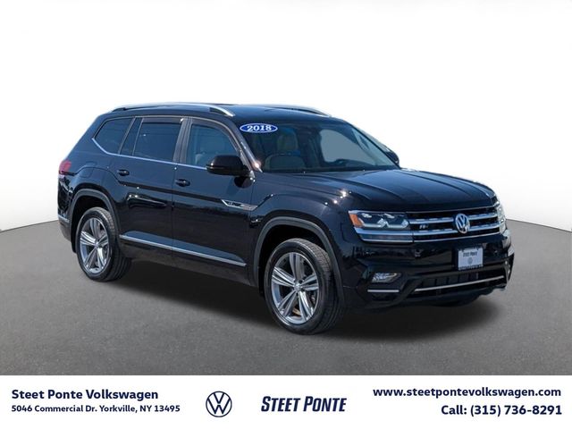 Deep Black Pearl 2018 Volkswagen Atlas SEL 4Motion SUV / Crossover All-Wheel Drive 8-Speed Automatic